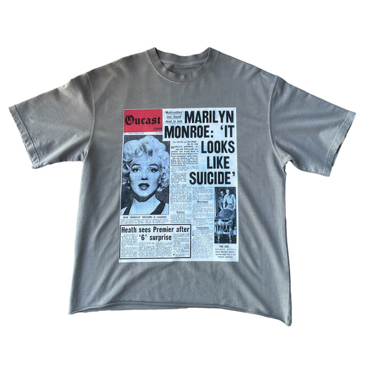 GRAY MARILYN TEE