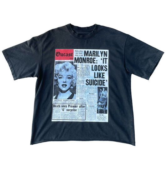 BLACK MARILYN TEE